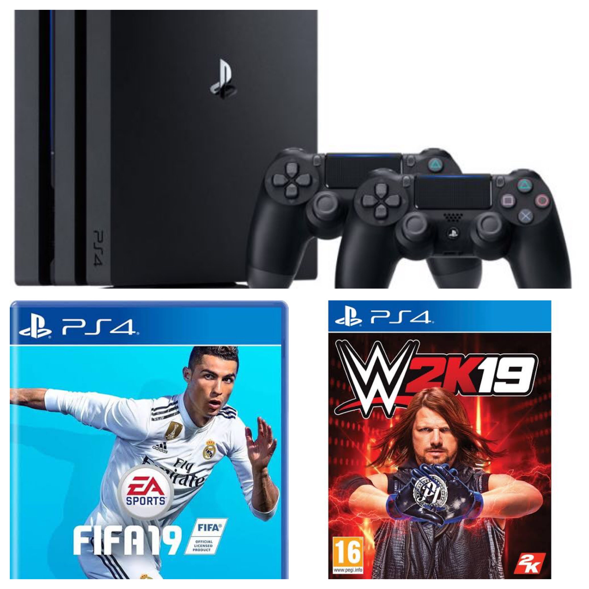 Herske Skuespiller Broom PS4 PRO Bundle With 2 Controller and 2 Games – Games and Virtual Reality  Rental